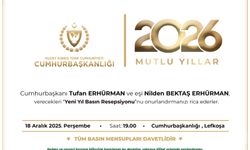 Cumhurbaşkanlığı’nın "Yeni Yıl Basın Resepsiyonu" yarın akşam yapılacak