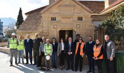 Ataoğlu, Girne Güzel Sanatlar Müzesi ile Girne Kalesi’nde incelemelerde bulundu