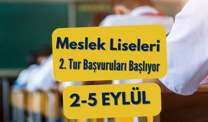 Meslek Liseleri için ikinci tur başvurular yarın başlıyor