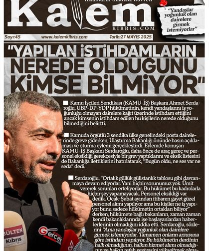 ''YAPILAN İSTİHDAMLARIN NEREDE OLDUĞUNU KİMSE BİLMİYOR''