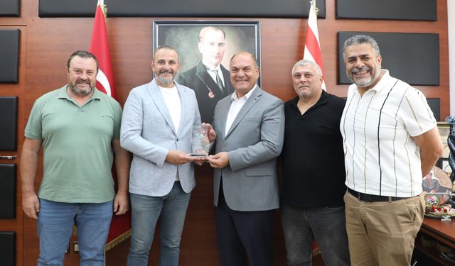 Karavezirler, KKTC Avcılık Federasyonu yönetimini kabul etti