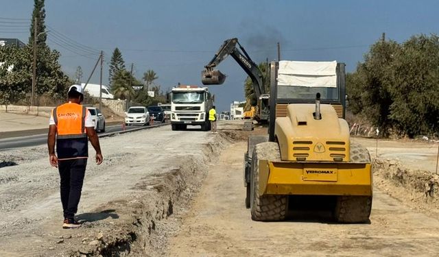 Başbakan Ünal Üstel, Girne Doğu Çevre Yolu 1. Etap Projesi ile Girne Dağyolu Projesini Yerinde İnceledi