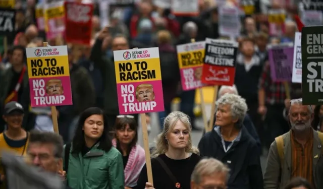 Trump’a Londra’da dev protesto