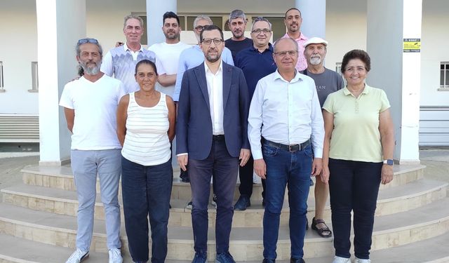 CTP Spor Komitesi, Kuzey Kıbrıs Su Sporları Federasyonu’nu ziyaret etti