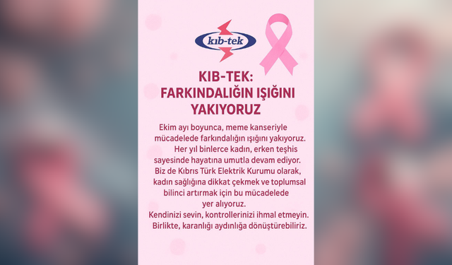 KIB-TEK, Meme Kanseri Farkındalık Ayı’nda Topluma Çağrıda Bulundu