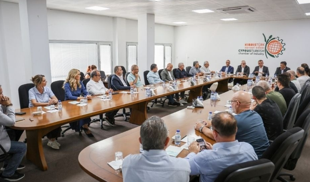 Tufan Erhürman, Sanayi Odası'nda: "Ortak zemin yoktur" tespiti başarı gibi gösterildi