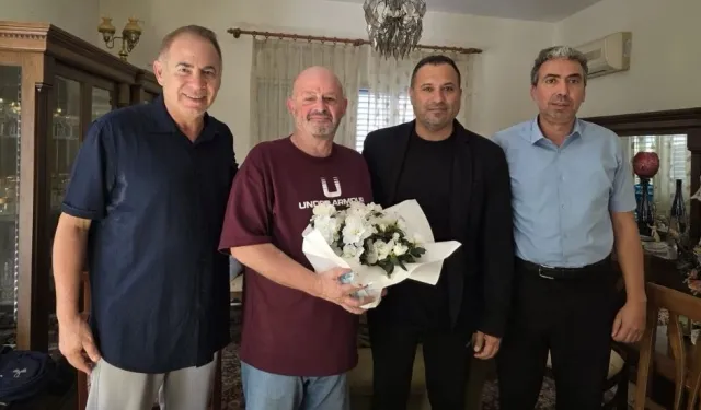 Spor Yazarları Derneği Başkanı Özsoy ve yönetiminden Kotak’a “Geçmiş olsun” ziyareti