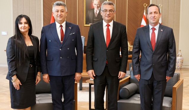 Cumhurbaşkanı Tufan Erhürman, Sivil Savunma Teşkilatı Başkanını kabul etti