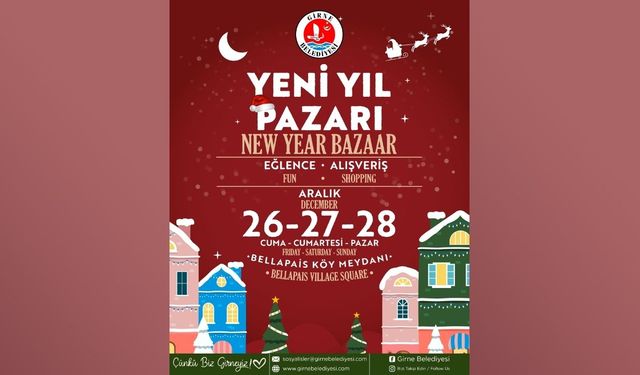 Girne Belediyesi’nin Yeni Yıl Pazarı, Bellapais’ta kurulacak