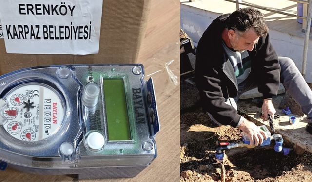 Erenköy-Karpaz Belediyesi’ne Bağlı Köylerimizde Yeni Akıllı Sayaçlar Takılmaya Başladı