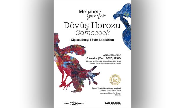 Mehmet Sariler'in “Dövüş Horozu” isimli kişisel sergisi 16 Aralık’ta...