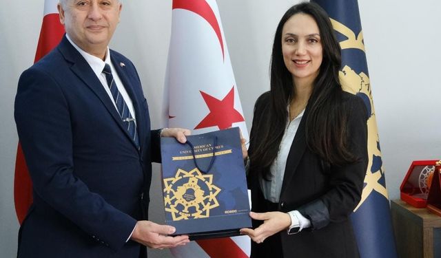 Gökçe Keçeci, Sivil Savunma Teşkilatı Heyetini kabul etti