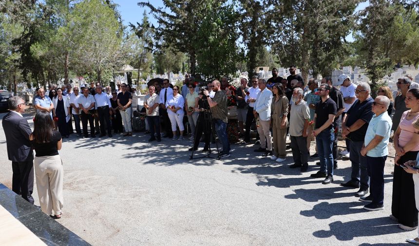 Naci Talat ölümünün 34’üncü yıl dönümünde anıldı: “Gösterdiği yolu takip edeceğiz”