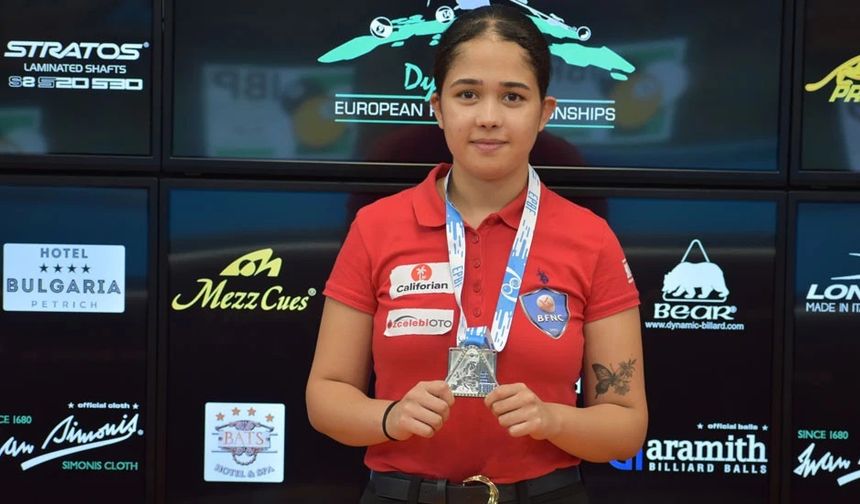 Avrupa Kadınlar Bilardo Şampiyonu Ghaffari yarın basınla bir araya gelecek