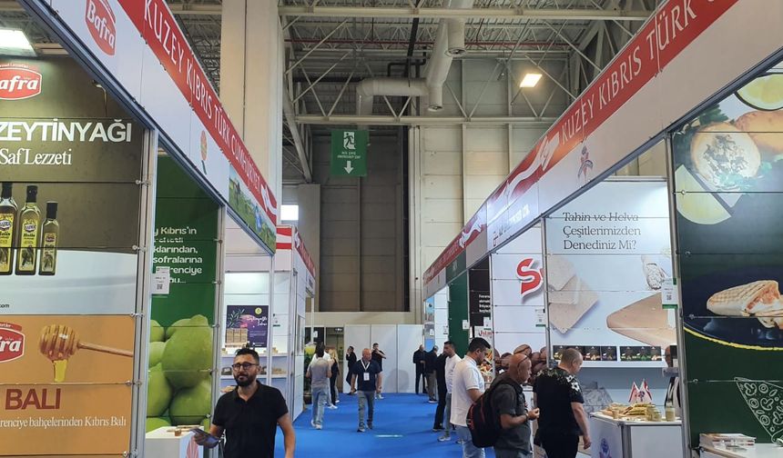 33.World Food İstanbul Uluslararası Gıda Fuarı açıldı… Fuara, KKTC’den 17 üretici firma katılıyor